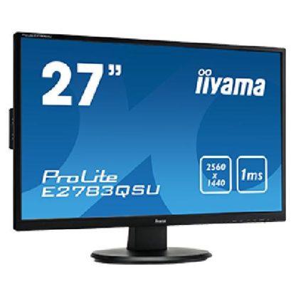 iiyama ProLite E2783QSU-B1 computer monitor 68,6 cm (27") Wide Quad HD LED Flat Zwart